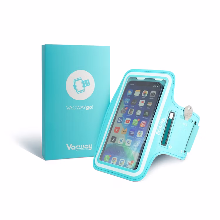 Brazalete de neopreno para llevar el smartphone impermeabilizado cómodamente en el brazo